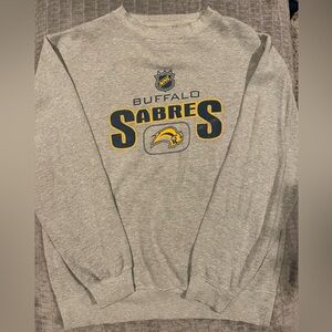 Buffalo Sabres 2000s Gray Crewneck Sweater Size Medium see description